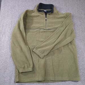 Architect Jean Company Men's XXL Olive Green 1/4 Zip Fleece long Sleeve‎ Jacket